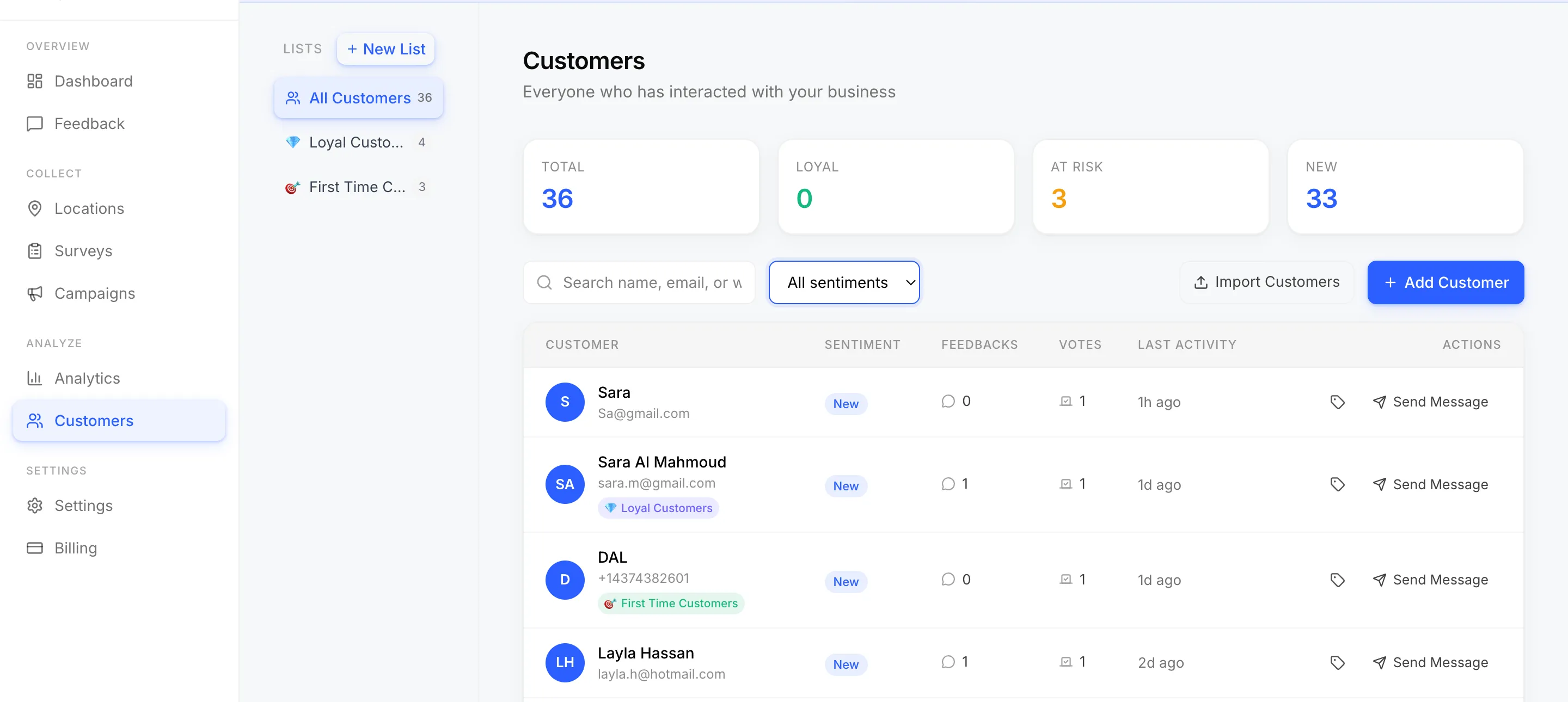 HEAR+ASK Customers
